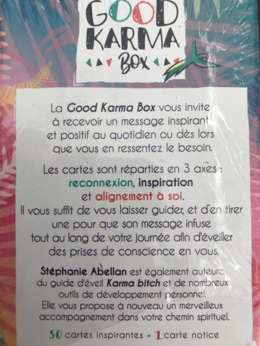 Good karma box, 50 cartes 100% pensées positives